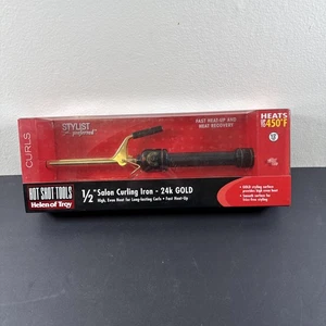 Helen Of Troy 1/2” Salon Curling Iron 24k Gold Series  - Picture 1 of 5