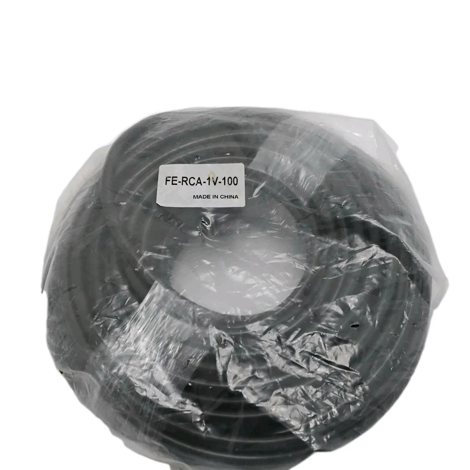  RCA Single Audio Cable 100ft For Subwoofer Or Home Audio And Video New & Sealed - Image 1 of 4