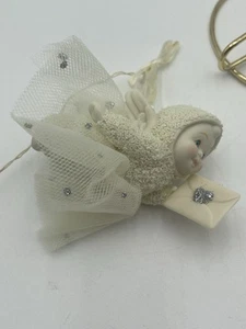 Department 56 Snowbabies Sealed With A Kiss Bisque Porcelain Ornament - Picture 1 of 15
