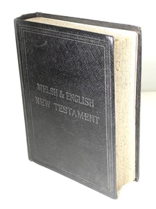 Bible Society Welsh & English Version New Testament Brevier Square 16mo Pocket - Picture 1 of 8