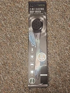 Lomimen 2-in-1 Electric Body Brush w/ Exfoliating/Massage Heads New Unused - Picture 1 of 5