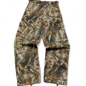 REALTREE CAMO CARGO PANTS WITH ADJUSTABLE WAIST AND ANKLES fits 28”-30” waist - Picture 1 of 8