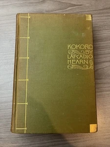 Kokoro-1896-Hardcover 1st Edition by Lafcadio Hearn - Imagen 1 de 11