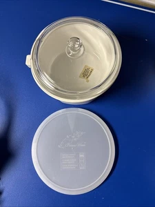 Jugendstil Prinzessinnenhaus 2 Qt mit 2 Deckeln runde Kasserolle, ohne Griff - Bild 1 von 4