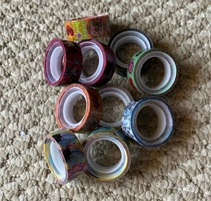 New Cute Washie decorative scrapbook Tape bundle of 10 - Picture 1 of 4