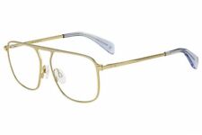 Rag and Bone RNB 7021 J5g Eyeglasses Gold Frame 56mm