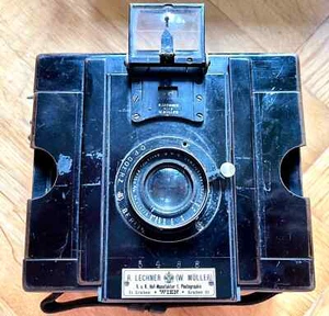 Rari R. Lechner Nuovo Piastra Fotocamera Vienna 13x18cm - f150 & Case Ecc. - Bild 1 von 15