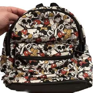 Bioworld Disney MINI Backpack Multi-Color Laughing MICKEY MOUSE 11" x 9" - Picture 1 of 10