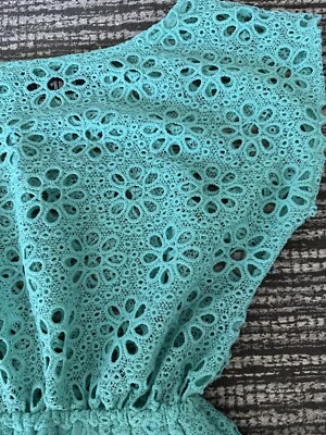 Strand/ Sommer/Spitzen Kleid**  Gr.S Farben** türkis - Bild 1 von 3