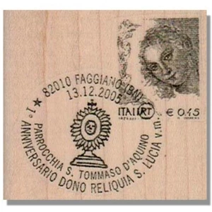 Sello de goma montado en madera, collage de correo, medios, bonita dama, marca postal, matasellos - Imagen 1 de 5