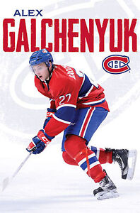 ALEX GALCHENYUK - MONTREAL CANADIENS POSTER - 22x34 NHL HOCKEY 2105