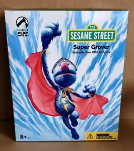 SUPER GROVER Modellino Sesame Street 9" PALISADES TOUR 2005 ESCLUSIVO - NUOVO - Foto 1 di 8