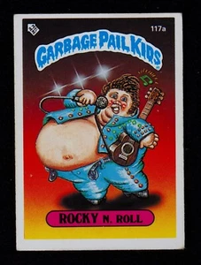 Garbage Pail Kids Topps Sticker Card - 1986 UK Series 3 Rocky N. Roll 117a - Picture 1 of 2