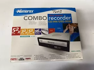 Memorex Combo Ultra Speed Recorder Cd-Rw/DVD-Rom 3202 3244 Complete Brand New - Picture 1 of 5