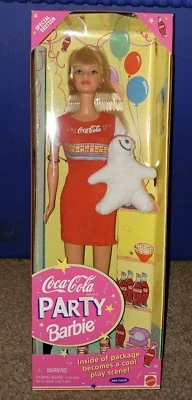 Barbie Coca Cola Party, en caja original como nueva, 1998 Foto 1 de 3