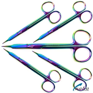 Goldman Fox Forbici 5x punta dritta 5"" Micro cesoie chirurgiche dentali 13 cm - Foto 1 di 6