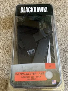 NEW Blackhawk UNIVERSAL AUTO & REVOLVER Compact Belt Slide Holster SZ 00 MSP $38 - Picture 1 of 7