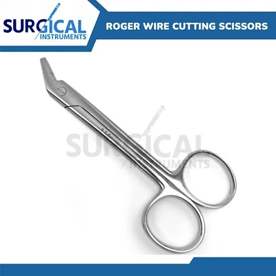 Roger Wire Cutting Scissors Surgical Dental Instruments Stainless German Grade - Image 1 of 4