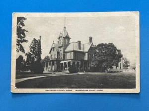 Warehouse Point Connecticut Hartford County Haus Vintage Postkarte - Bild 1 von 5