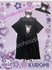 Sanrio Kuromi Lolita casual dress short sleeve Midnight Merokuro M・L-size Japan