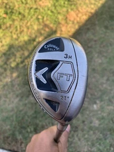 Callaway FT Hybrid 3 Hybrid 21* Fujikura Fit On M Flex R Graphite Mens RH - Picture 1 of 8
