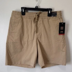 Vans Range Elastic Waist Khaki Shorts Men’s Medium**NWT** - Picture 1 of 8