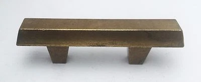 "Cajón gabinete MCM moderno de mediados de siglo de latón tirador herrajes antiguos centros de 1,75""" Foto 1 de 4