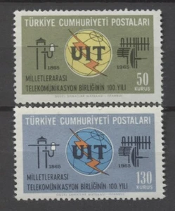 No: 70337 - TURKEY - "UIT" - LOT OF 2 OLD STAMPS - MNH!! - Picture 1 of 1