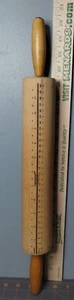 Rowoco USA 12.5" Long Wooden Vintage Rolling Pin 2.25"Dia. and 4" Handles - Picture 1 of 4