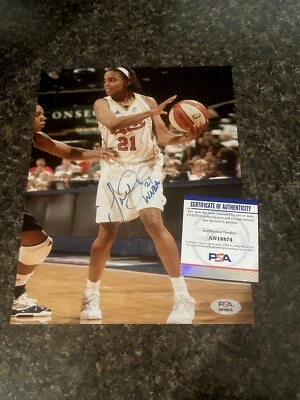 Tamecka Dixon Signed 8x10 Photo PSA Certified Autograph WNBA Auto - Image 1 of 4