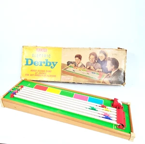 Gioco vintage Merit elettrico derby corse cavalli anni 60 J&L Randall in scatola funzionante - Foto 1 di 24
