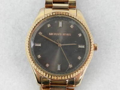 Michael Kors MK3227 Women's Rose Gold Stainless Steel Brown Dial Watch - Image 1 of 4