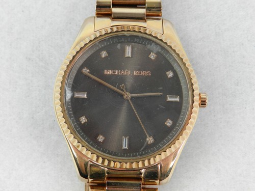 Orologio Michael Kors MK3227 donna oro rosa acciaio inox quadrante marrone