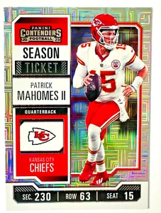 2023 Panini Contenders Patrick Mahomes II Hobby Mojo Parallel Card #51 Chiefs! - Picture 1 of 3