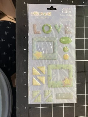 Cathy Heck Zoophabet 2 - Zoya Burbujas Burbujas Pegatinas Nuevo en Paquete Foto 1 de 3