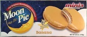 The Original Moon Pie Minis Banana Flavor 12 Count Pies One Box Mini Pies - Picture 1 of 2