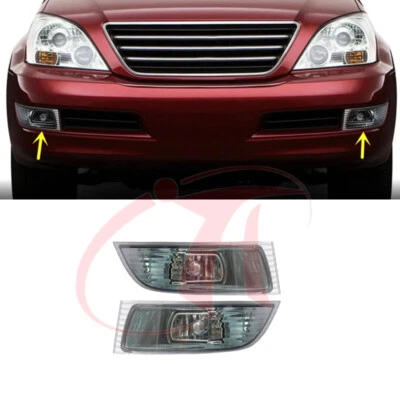 🔥 1 par de faros antiniebla halógenos para parachoques delantero 81221-60080 para Lexus GX470 2003-2009 Foto 1 de 4