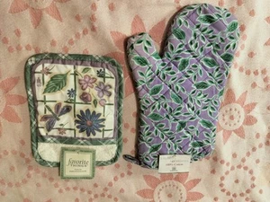 vintage oven mitts potholders - Picture 1 of 8
