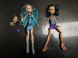 Monster High Doll Lot (2 Dolls) Nefera de Nile &  Rebecca Steam - Picture 1 of 2