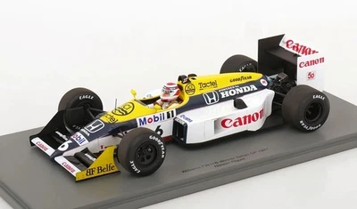 F1 WILLIAMS FW11B #6 Nelson Piquet World Champion 1987 1/18 SPARK 18S739 - Image 1 of 4