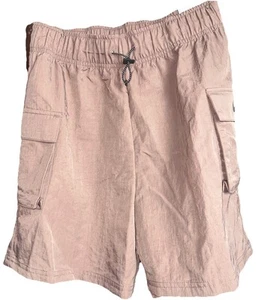 Nike Women's Size XS - Woven High Rise Cargo Shorts Smokey Mauve Loose Fit - Picture 1 of 7