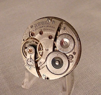 RELOJ BOLSILLO 113 AÑOS RUNNING MOVIMIENTO 2 MANECILLAS WALTHAM 15j CAZADORA 16s Foto 1 de 4