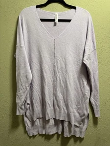 Zenana Premium lila Damenpullover Large - Bild 1 von 5