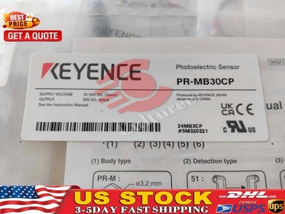 NEW KEYENCE PR-MB30CP Mini-Slim Reflective Photoelectric Sensor  US Free TAX - Image 1 of 4