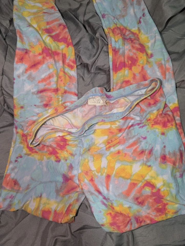 Женские флисовые брюки с принтом галстук-краситель Bobbie Brooks размер L - Изображение 1 из 1