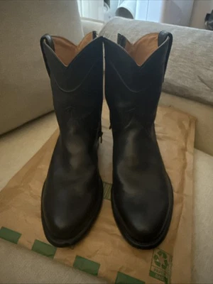 Tecovas The Dean Botas Vaqueras de Cuero Negro con Cremallera 9.5 EE Foto 1 de 4