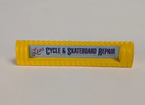 Ninja Turtle Yellow Sign TMNT Mini Mutants Carry Along Katana Playset Cycle - Picture 1 of 1