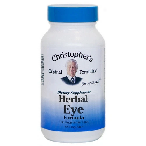 100 cápsulas vegetales Herbal Eyebright de Dr. Christophers Formulas Foto 1 de 1