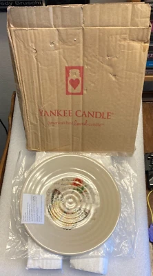 Yankee Candle Large Jar Candle Plate 'Dragonflies & Butterflies' - #1285628 - Image 1 of 4