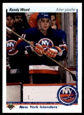1990-91 Upper Deck Randy Wood New York Islanders #16 - Image 1 of 2